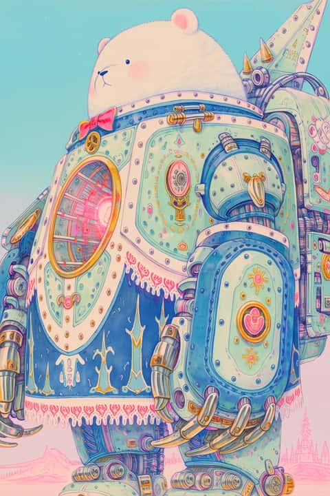 Example of an image generated in MidJourney