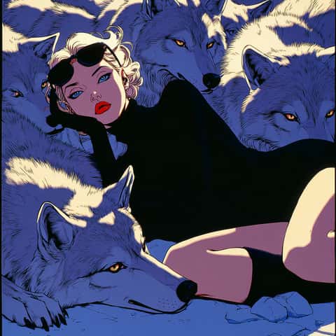 Example of an image generated in MidJourney