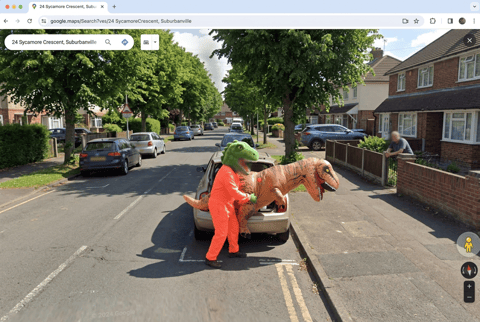 Busted by Google Maps