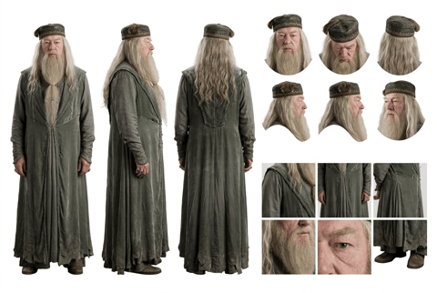 Character Design Turnaround Sheet