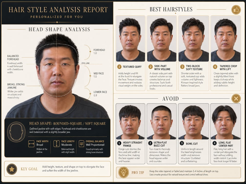 AI Hair & Head Shape Analysis Report