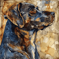 an example of an Ink and watercolor style image generated in MidJourney using the prompt with the --sref 4234206284, ranked 25th among the user favorites on this website.