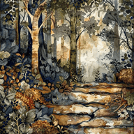 an example of an Ink and watercolor style image generated in MidJourney using the prompt with the --sref 4234206284, ranked 25th among the user favorites on this website.